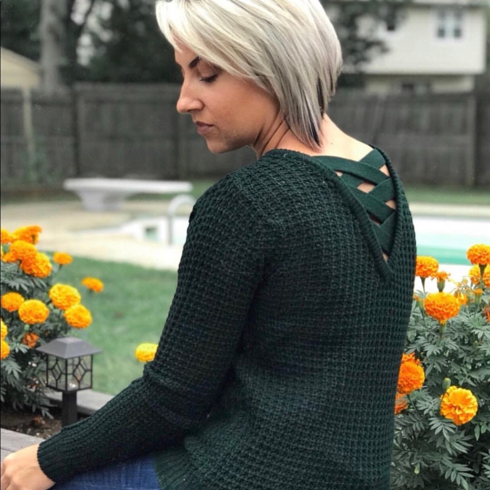 COPY - Crisscross Back Sweater